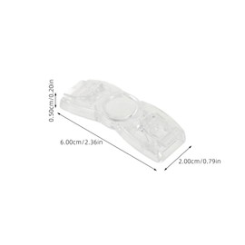 BESPORTBLE Plastic Swimming Goggles Buckles: 4Pcs Swim Goggles Head Strap Button - Universal Fit Strap Connectors for Swim Accessories