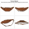 LUUFAN Leather Waist Bag for Men and Women, Outdoor Messenger