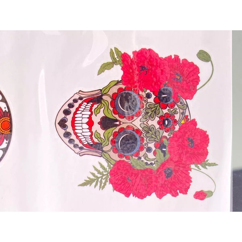 Best cost Kit 6 Tatuajes Temporales Dia Los Muertos Facil