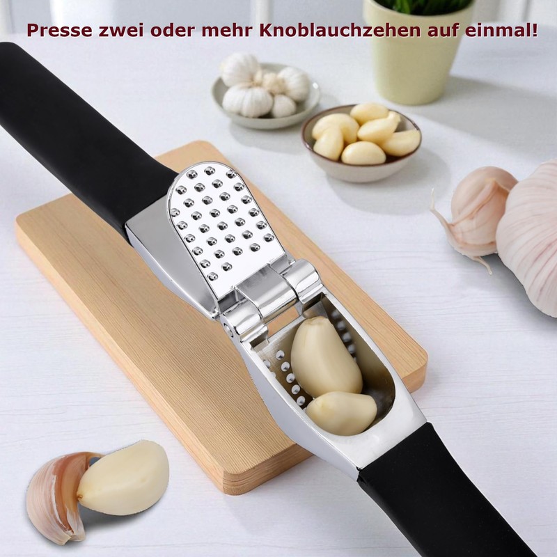 EliteHoff Premium Garlic Press, Garlic Cutter Made of Stainless Steel