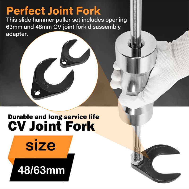 E-cowlboy Inner CV Joint Puller Slide Hammer Front Wheel Drive