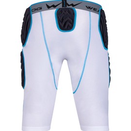 Wearcog Adult Football Girdle for Men, 7 Padded Integrated Football Pads with Hip, Tail, Thigh Pads and Cup Pocket Small Size