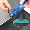 FOSHIO Vinyl Wrapping Paper Cutter with 10PCS Cutter Blades, Blue
