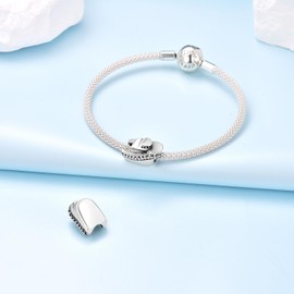 CYCUFF 925 Sterling Silver Charms Suitable for Charm Necklaces, Bracelet Pendants Beads Jewellery Gift for Women Family Friends
