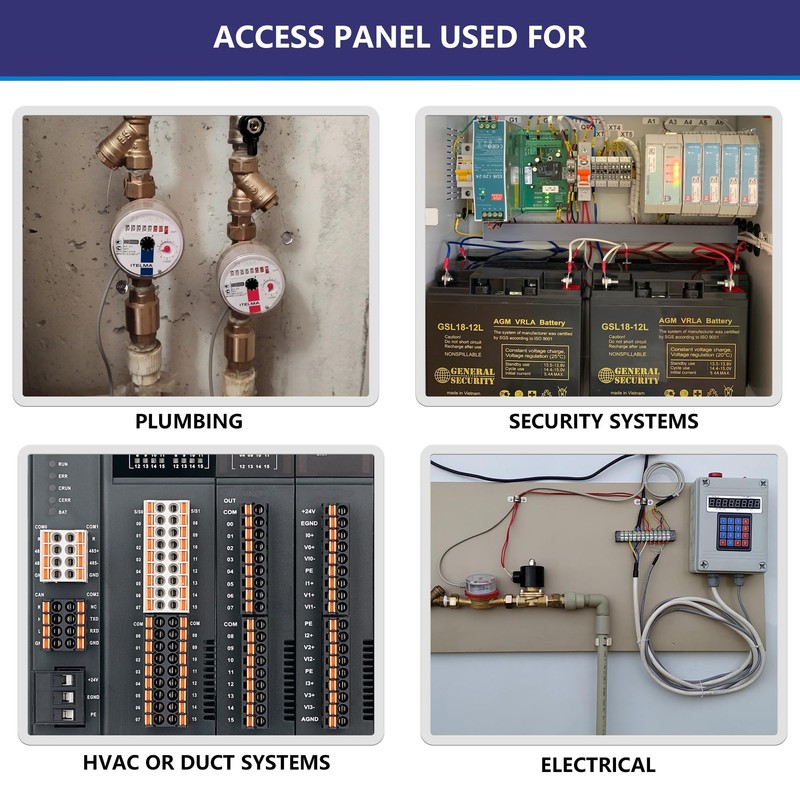 EASY-EXS Access Panels Spring-Fit 14"x14" (External 16"x16") Square (SAP1414) for