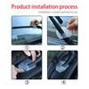 2PCS Car Wiper Arm Hole Protection Pad, Silicone Windshield Wiper