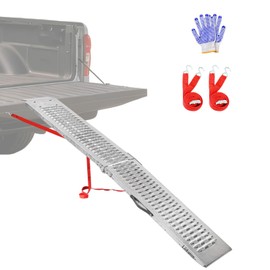 LIEKUMM 67" Motorcycle Ramp 1-Pack, 500 lbs Loading Ramp for Pickup Trucks