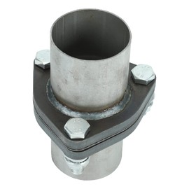 acylph Exhaust Triangle Flange QuickFix Repair Pipe Kit w/Gasket & Hardware Universal 2.5" OD 3 Bolts