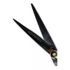 MS GERMANY Tijera Profesional Corte Acero Alemán Dorada/negra6.5pLG