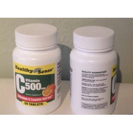 Healty Sense Healthy Sense Vitamin C Dietary Supplement 500 Mg.2 Pack 12/22