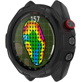 Miimall Approach S70 47mm Case for Garmin Approach S70 47 mm Cover, Soft TPU Material, Perfect Fit, Anti-Scratch, Lightweight, Shockproof, Protective Case for Garmin Approach S70, 1.8 inches (47 mm)