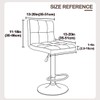 Bifaunvogel Bar Stool Cover with Backs Waterproof Counter Height Stool