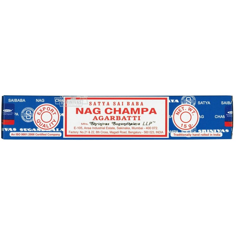 SATYA Sai Baba Nag Champa 15g 12 Box Set