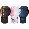 'Bay "Fresh Pink Mesh Boxing Gloves Black 10oz with Net