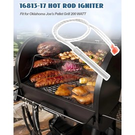 SZRKRLA Pellet Stove Igniter Ignitor 200 W Fit for Oklahoma Joe's Rider 600,for Rider 900 and Rider DLX, Replace 16813-17