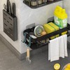 Sink Organiser, Sink Caddy Organiser, Stainless Steel Utensils Basket for