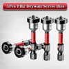 Saipor 5pcs Drywall Bit Attachment with Depth Stop, PH2 Magnetic