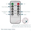 Ni-JASW Navy Blue Flameless Taper Candles with Remote, Flickering Battery