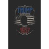 Trump Supporter Since 1957: Graph Paper Notebook - Birthday Gift