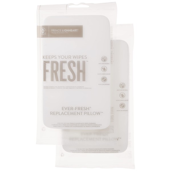 Prince Lionheart Ever-Fresh® Replacement Pillow | Replacement Cushion | 2 Pieces | Compatible with Prince Lionheart Warmies & Evo Wipes | Keeps Wipes Fresh and Moist