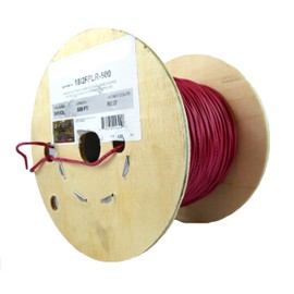 2C/18 AWG SOLID COPPER RED FIRE ALARM WIRE SECURITY CABLE FPLR PVC 500 FT UL