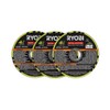 RYOBI 3 PC. 4-1/2" Metal Cutting Wheel Set 3 Pack