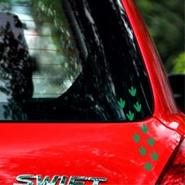 Dinosaur Wall Stickers Footprints Feet Decals Vinyl Art Kids Bedroom Boys Girls (16)