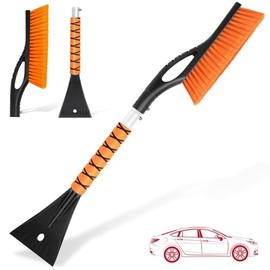 92cm Snow Brush, Detachable Ice Scraper for Car Windshield with Ergonomic Foam Grip for Cars & Trucks & SUV Windscreen Snow Removal, Gift for Christmas