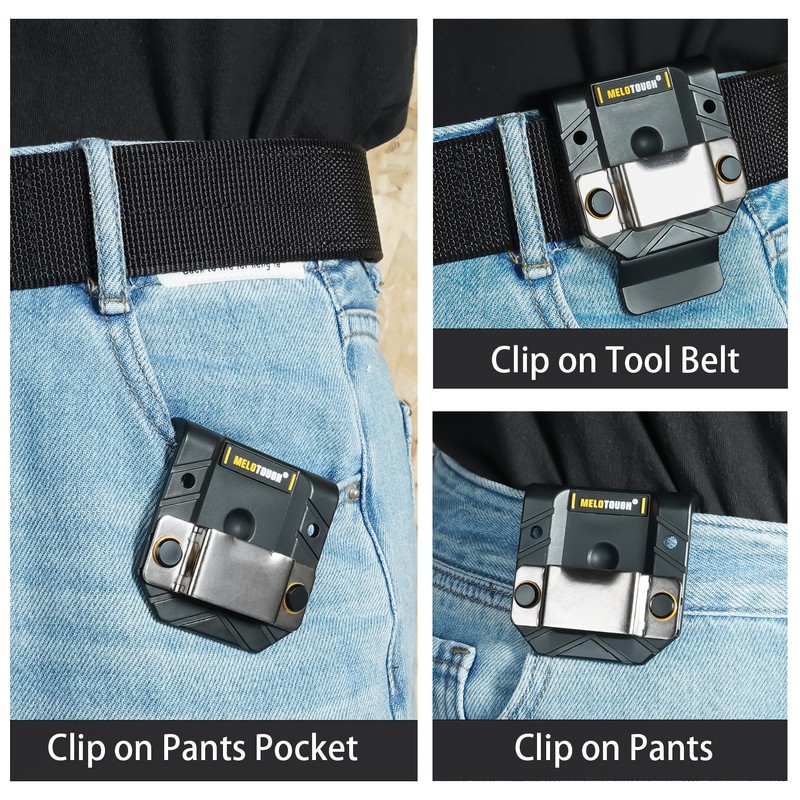 MELOTOUGH Tape Measure Holder,Tape Measure Belt Clip,Tape Measure Holster,Tool Belt