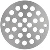 4 Inch Shower Drain Cover,Round Screw-in Floor Drain Cover,Easy-to-Install Replacement