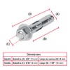 Fiero TAE-5/16T, Taquete de expansión, 5/16", con tornillo, bolsa 4