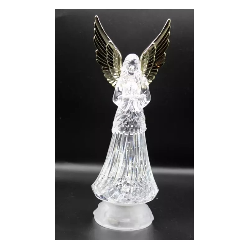 Dalax LED LIGHT-UP PRAYING ANGEL FIGURINE ANGELS CHERUBS FIGURINE STATUE