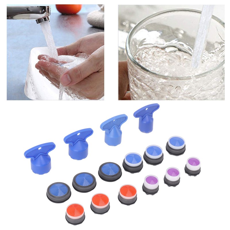 16pcs Faucet Bubbler Inner Core Set Kitchen Basin Faucet Aerator