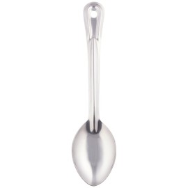 Winco Solid Stainless Steel Basting Spoon, 11-Inch