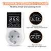 Thermostat Sockets Digital Temperature Controller: Heating Thermostat with NTC Probe