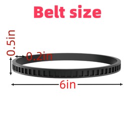 6 Pack Bandsaw Rubber Tires Replacement - Compatible with DeWalt Portaband Models DWM120 DCS374 A02807 DW328K D28770 D28770K (Replaces 65072100 & 514002079)