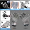 Cut Resistant Gloves - Grade 5 Food Grade HPPE Material,