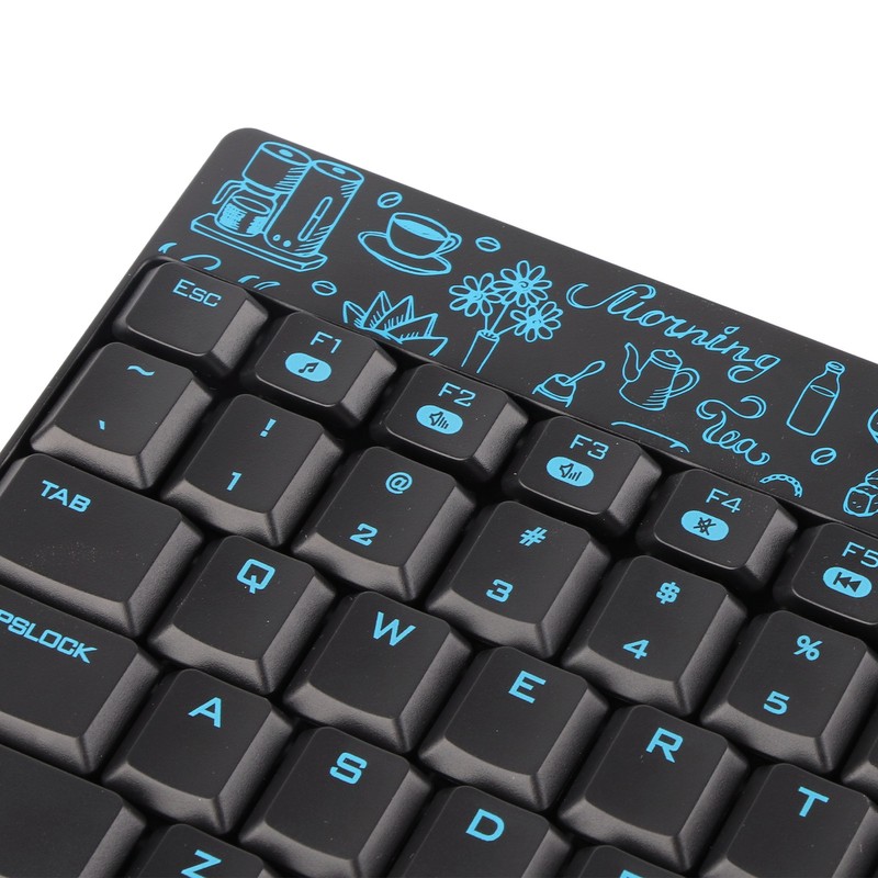 Keyboard Mouse Set Wireless Protable Combo Mini Ultra Thin Silent