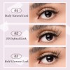 Pestañas Autoadhesivas Instant Glam｜Reutilizables｜Diseño de Una Pieza (11-16-17 mm)