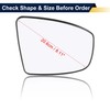 VISMIRROR Car Rearview Right Passenger Side Heated Mirror Glass Replacement