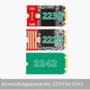 Niejgay 1 x M2 M2PLUS NGFF NVME M.2 Extended Transfer