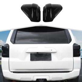 amayum Smoked Black Tail Light Lamp Cover Rear Light Trim Decoration Accessories Compatible with Toyota 4Runner 2014+