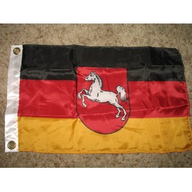 German Germany Lower Saxony 12X18 Boat Flag Indoor/Outdoor