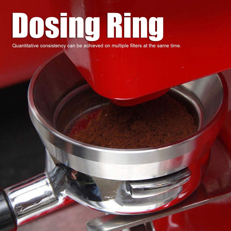 54mm Magnetic Dosing Ring for Coffee Machines, Universal Stainless Steel