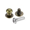 sourcing map 6mm Head Dia. Round Knobs Pull Handle, 12pcs