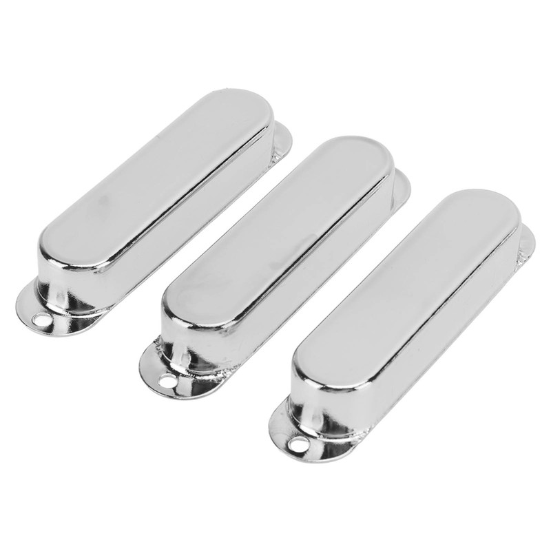 3Pcs Electric Guitar Single Coil Pickup Cover Copper Instrument Accessory
