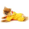 Cute Duck Raincoat for Small Dogs, Rain Jacket with Hooded