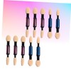 minkissy Professional Eyeshadow Brush Set 10pcs Dual Sided Makeup Brush