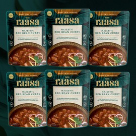 Tata Raasa Majestic Red Bean Curry, Vegan Friendly, Non-GMO, 10 Ounce (Pack of 6)