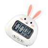 Walfront Cooking Timer, Large Screen Digital Kitchen Timer Cute Bunny